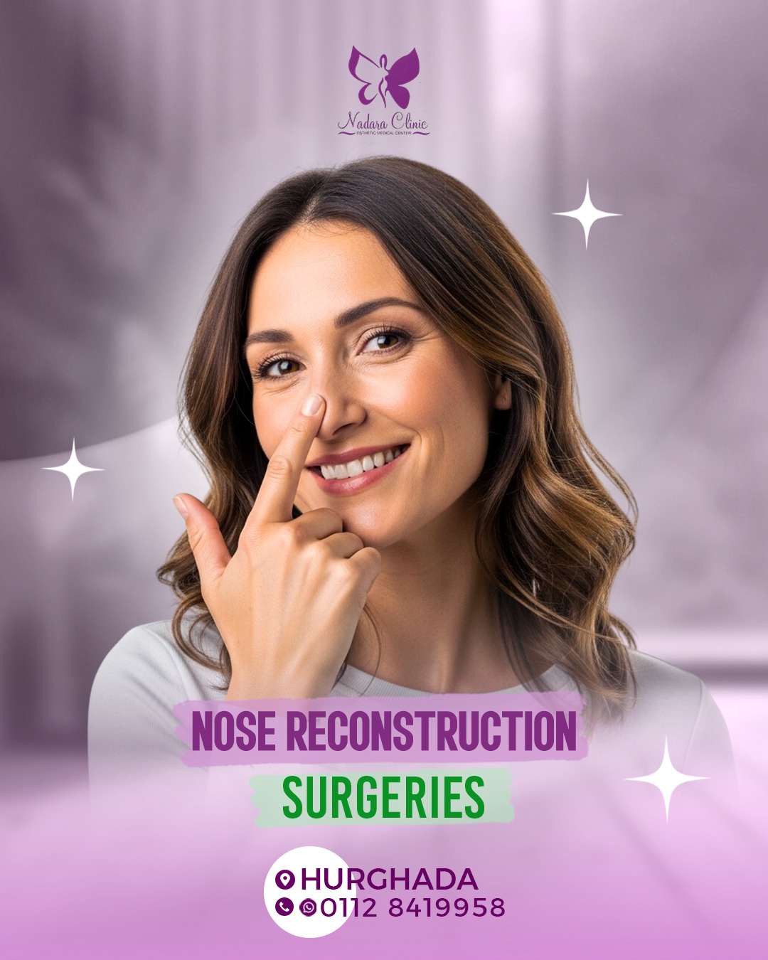Nose reconstruction surgeries in Hurghada